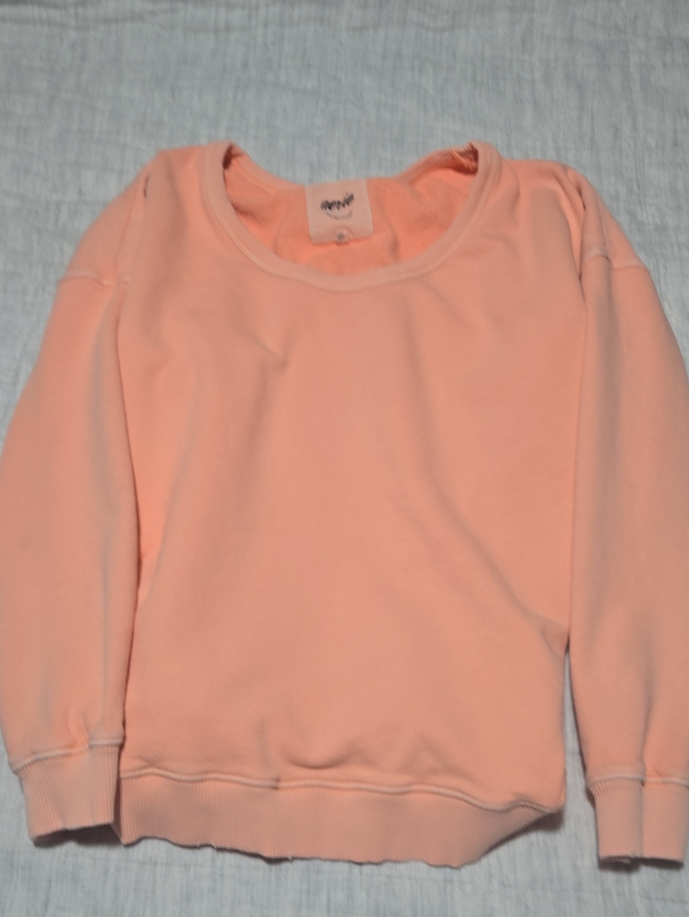aerie Coral Crewneck Pullover